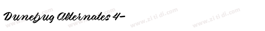 Dunebug Alternates 4字体转换